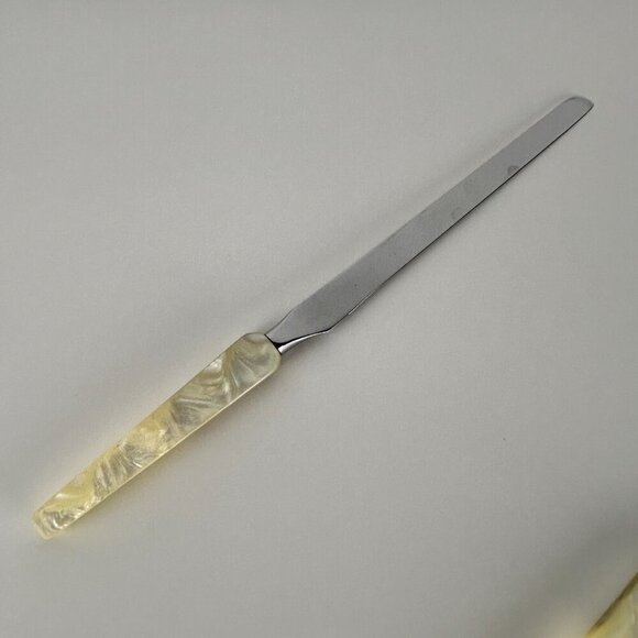 Fleetwood Pearl Handle Stainless Carving Knives Set of 2 Town & Country 13" NOTE - Picture 8 of 13